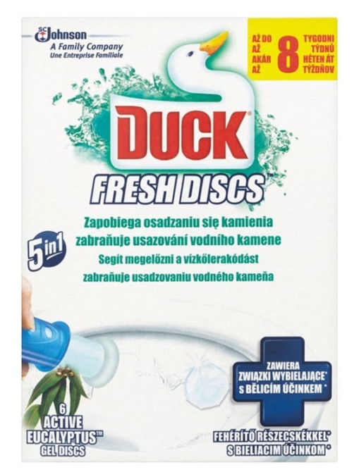 Toilet Duck Fresh Discs WC tiszt�t� korong 36ml Eukaliptusz